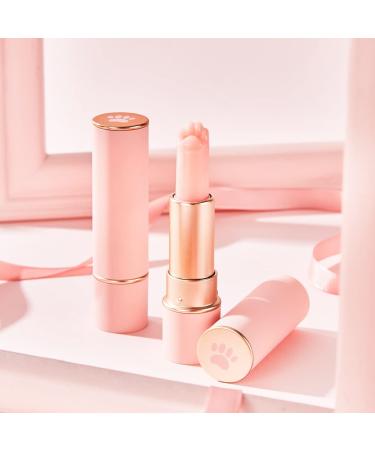 MQSHUHENMY Lippo Thermochromic Lip Balm Color Changing Lip Balm Cat Paw Shaped Lip Balm Lip Butter Mini Cute Moisturizing Lip Balm Cute Pink Lip Balm for Dry Lips (1Pcs) - Buy Online on GoSupps.com