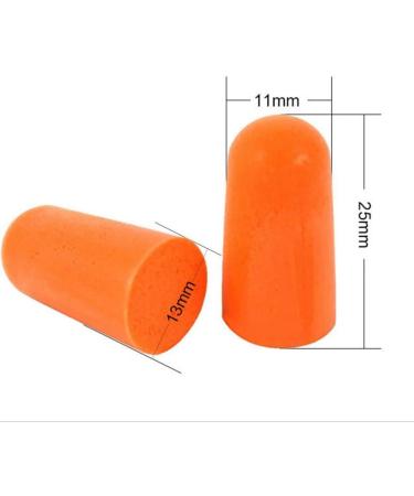 XDSDGY 20/50/100/200Pairs Foam Uncorded Earplugs Noise Reduction Ear Plug Slow Reboun Foam Soft EarPlugs Sleeping Swimming Protective Earmuffs (50 pairs) - Buy Online on GoSupps.com