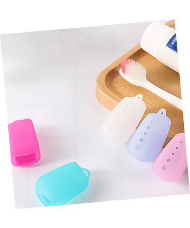 FRCOLOR 30 Pcs Travel Toothbrush Covers - Portable Food Grade Silicone Caps for Universal Electric Toothbrushes - Buy Online on GoSupps.com