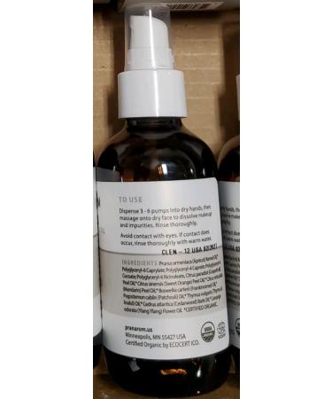 Pranarom - Pure Facial Cleansing Oil (4oz / 120ml) - 100% Pure & Natural Essential Oil Facial Cleanse for Makeup & Impurity Removal Cleanse: Aloe Vera - Buy Online on GoSupps.com