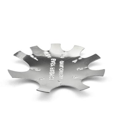 Oval French Smile Line Nail Art Trimmer Cutter Tool | 9 Sizes | HJ-NAT185-FS03 Silver - Buy Online on GoSupps.com