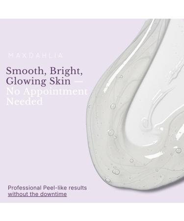 MAXDAHLIA Petal Peel - 20% AHA Serum | Mandelic & Lactic Acid | Resurfacing & Renewing Overnight Treatment for Dark Spots Uneven Skin Tone & Acne Scar Remover - Buy Online on GoSupps.com