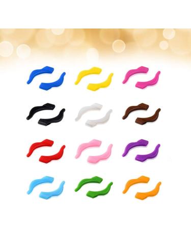 SUPVOX Sports Sunglasses 24 Pairs Glasses Ear Hook Silicone Eyewear Ear Grip Anti Slip Anti Lost Eyeglasses Sunglasses Accessories(Size Large) Adjustable Eyeglasses 4.5x1cm - Buy Online on GoSupps.com