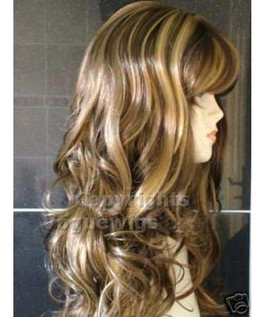 Forever Young Long Chocolate Brown and Honey Blonde Number 12B/149B Ladies Wavy Style Hi-Light Fashion Wig - Buy Online on GoSupps.com