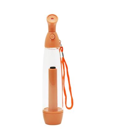 Pulv risateur facial portable pour le visage et les yeux - Vaporisateur manuel pour soins de la peau portable pour usage quotidien la maison et en plein air Orange