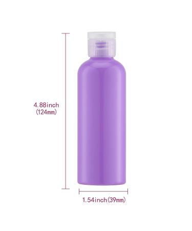 TOUREAL 100ML Travel Bottle Set (5 pcs) - Empty Cosmetic Filling Bottles with Funnel - Multi-Colored Flip Cap Donor Containers for International Shipping - Buy Online on GoSupps.com
