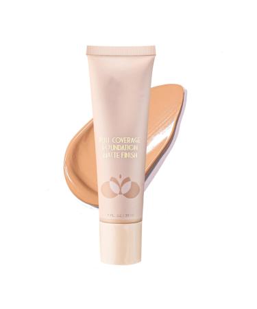 LXZJJM Liquid Foundation Full Coverage Matte Finish 6 Colors Matte Foundation Sweat & Water Resistant Matte Finish (04 - Medium with neutral undertones 1 FL.OZ /30ml) 30 ml (Pack of 1) 04 - Medium With Neutral Undertones