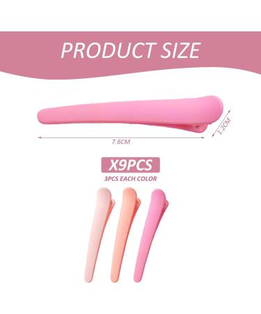 9-Piece Needle Curling Clip Hair Styling Clip Hair Segmentation Clip Hair Separation Clip Hairdressing Hairpin Ladies Styling Hairpin - Buy Online on GoSupps.com