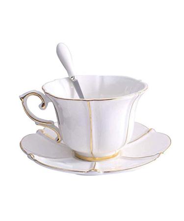 Coffee Cups and Tea Cups Ceramics Cups and Saucers Set Wear-Resistant and Wear-Resistant House Kitchen Office