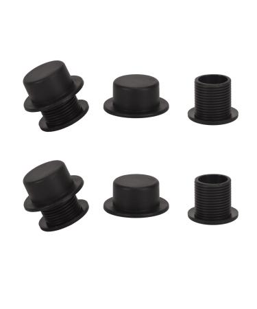 Replacement Rivets for Southsimple Beach Bag Tote Bag Handles Straps Accessories Large Neoprene Standard Oversized XL Rubber Pool Bag Repair Rivet Buttons Screw Version for Women Black