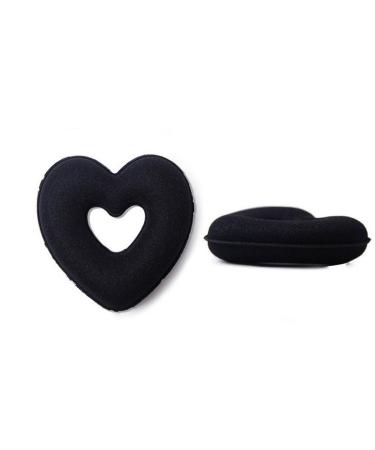 Heart-Shaped Black Hair Bun Maker - Create Beautiful Hair Donuts - Buy Online on GoSupps.com