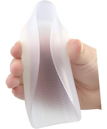 NOLITOY Height Increasing Insoles - Silicone Heel Cups & Metatarsal Pads for Plantar Support - Comfortable White Pads for Heel Lift and Height Enhancement - Buy Online on GoSupps.com