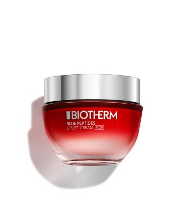 Biotherm Blue Peptides Uplift Rich Anti-Aging Cream Nourishes & Firms Enriched with Life Plankton & Collagen For All Skin Types 50 ml