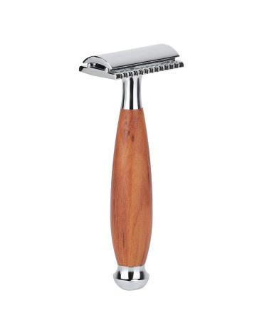 Razor with wooden handle manual razor for detachable razors men