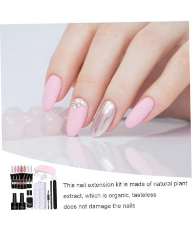 Gel Nail Kit 15ml 7 Colors Gel Extension Nail Kit with UV Lamp Nail File Clip Builder Gel Nail Kit Long-Lasting Gel Polish Starter Kit Acrylic Nail Kit - Buy Online on GoSupps.com