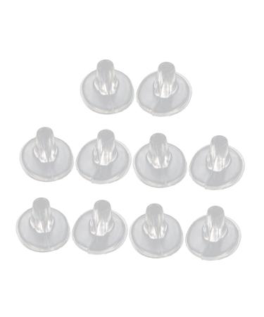 FOMIYES 5 Pairs Front Pad Anti-Skid Flip-Flops Toe Cushions Gel Insoles Shoe Inserts Toe Guards for Big Toe Thong Toe Protectors Thong Sandal Toe Guards Toe Pad Pinch Floor Mat
