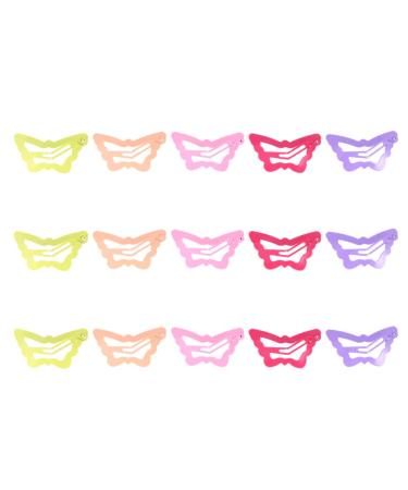 Beaupretty 30pcs Metal Butterfly Snap Clips No Slip Metal Hair Pins Barrettes Hair Accessories for Women Ladies