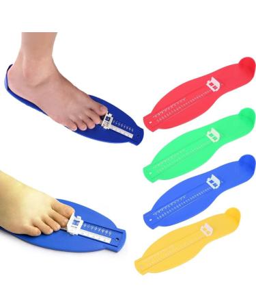 Adult Foot Measuring Device Red - Precise Measurement Easy to Use - Plastic Material - Size: 33.8x10.9x3.6cm - Buy Online on GoSupps.com