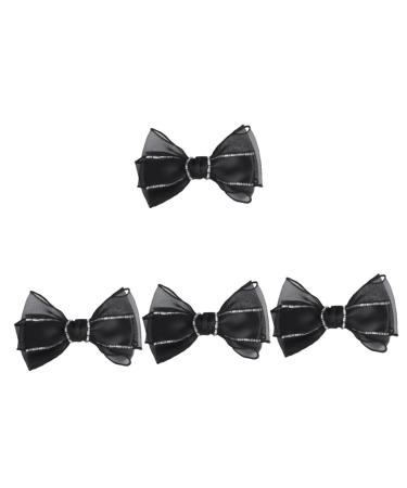 minkissy Accessories Fabric Butterfly Hair Clip Bow Barrettes Women girls hair clip womens hair accessories womens hair clips black bows white hair clips Miss rhinestone South Korea Hair