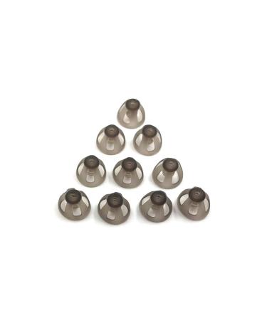 Hearing Aid Domes 8mm Smoky Gray Tips for Open Fit BTE Sound Amplifier - Comfortable & Invisible - PSAP Kit Compatible - RIC 8mm (M * 10) - Buy Online on GoSupps.com
