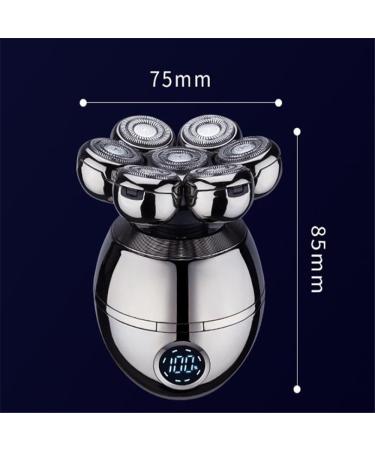 Head Shaver for Men - 5 in 1 Cordless Electric Shaver Waterproof 7D Floating Cutter & Beard Trimmer | Perfect for Balding - Buy Online on GoSupps.com