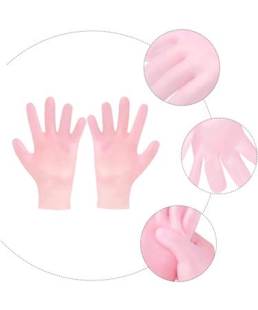 Healeved 3 Pairs Water Proof Sun Protection Pink exfoliating Hand Gloves exfoliating Gloves Green Faux Fur scrunchies Soft Cosmetic Gloves moisturizing whitening - Buy Online on GoSupps.com