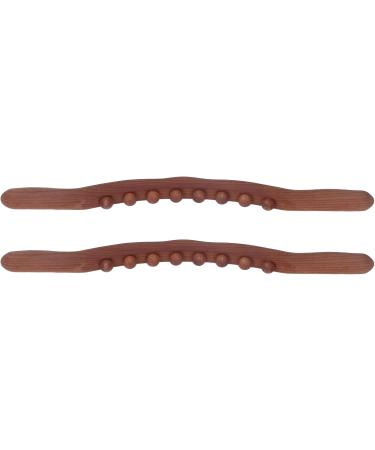 Atyhao 8 Massage Points Scraping Stick | Sturdy Wooden Gua Sha Set | Multifunctional Large Contact Scraping Sticks - Ideal for Muscle Relief & Wellness - Buy Online on GoSupps.com