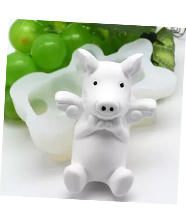 OUNONA Candle Molds Clay Molds Animal Silicone Candy Candle Decor Cake Pops Mold Non-Stick Mold Silicone Ice Cube Molds Ice Block Mold Chocolate Molds DIY Dessert Mold Piggy Biscuit 3D - Buy Online on GoSupps.com