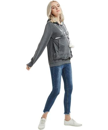 Shop Dresswel Women s Hooded Sweater & Cat Dog Bag Autumn Winter Collection in XXL - Dark Gray - Buy Online on GoSupps.com