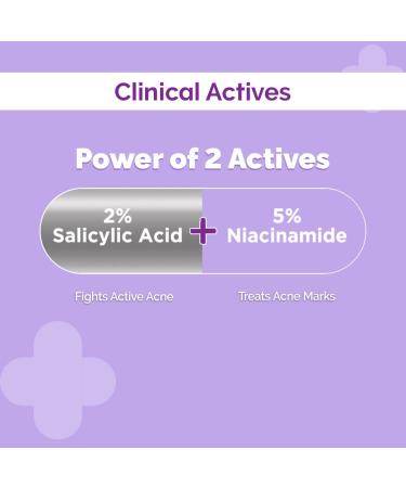 Sali-Cinamide Anti-Acne Serum | 2% Salicylic Acid & 5% Niacinamide | Reduce Acne & Marks | All Skin Types | 1.01 Fl Oz - Buy Online on GoSupps.com