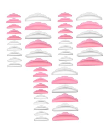 Angoily 60 Pairs Eyelash Aid Lash Lifting Pads Eyelash Perming Curler Shield Pads Eyelash Curler Replacement Pads Lash Perm Accessories Lash Lift Pads Small Splitter Silica Gel Medium