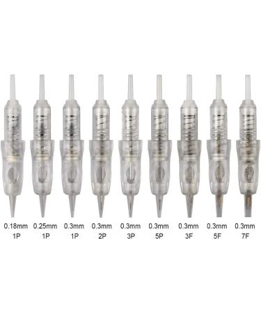 30pi ces Cartouches jetables d'aiguilles de tatouage st rilis es pour maquillage permanent destin es la micropigmentation. Machine tatouer pour sourcils poudr s et ombrage permanent (7F) - Buy Online on GoSupps.com