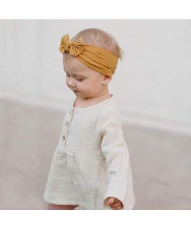18PCS Baby Nylon Headbands Hair Bows for Girls - Newborn to Toddler - Buy Online on GoSupps.com