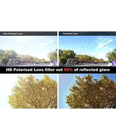 Eyekepper Polarized Bifocal Reading Sunglasses for Men & Women - Sport & Fishing - C21 2.5 Black Frame/Green Arm - Buy Online on GoSupps.com