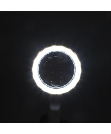Lighted Magnifying Glass 5X 12X 3 Brightness Gears Handheld Magnifying Glass for Antiques Appreciation - Buy Online on GoSupps.com