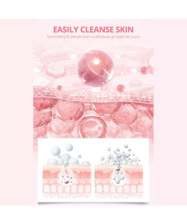 DISAAR Beauty Rose Ceramide Facial Wash Soothing Repair Cleansing Moisturizing Acne Removal Face Oil Control 100g/3.38fl.oz - Buy Online on GoSupps.com