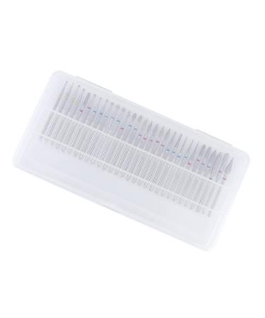 Beaupretty 1 Box Cylinder Head Drill Bits Grinding Head Polisher Lemon Cocktail Straws Drills Diamond Drill Bit Manicure Head Manicure Tools Abacus Decor Alloy Nail