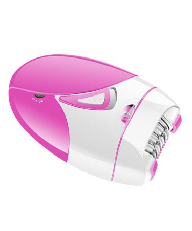 Cordless 2 Gear Speed Women Hair Trimmer Gentle Electric Bikini Trimmer USB Rechargeable (Rose Red)