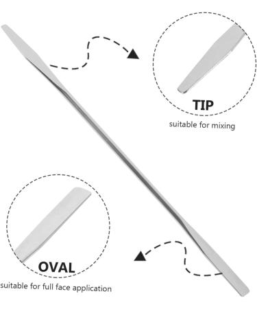 Homoyoyo Spatules De M lange Cosm tique Acier Inoxydable 5 Pcs 15 Cm Multifonctionnelles Pour Maquilleurs Professionnels Usage Visage Fond De Teint Nail Art - Buy Online on GoSupps.com
