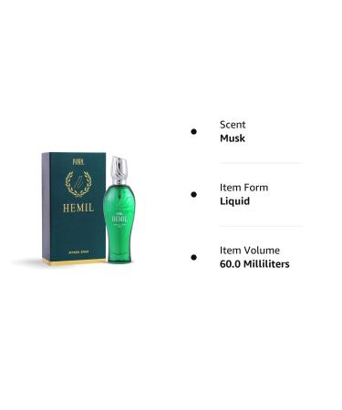 PATELs Hemil Long Lasting Fresh And Powerful Fragrance Perfume For Mens & Womens | Premium Extra Luxury Scent 60Ml - Buy Online on GoSupps.com