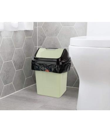 DynkoNA 1.5 Gallon Small Garbage Bags Black Trash Bags With Handles 110 Bags/2 Rolls - Buy Online on GoSupps.com