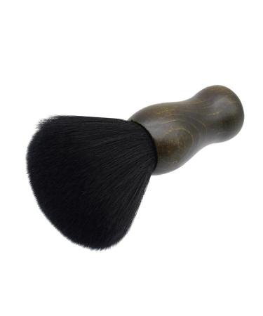 minkissy 1pc Neck Duster Hairdressing Neck Brush Face Brush Hair Cutting Salon Neck Face Duster Wood Neck Brush Duster Soft Bristle Hair Brush Hair Cutting Brush Wooden Clean Detergent