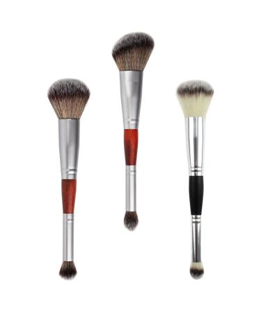 FRCOLOR 9 Pcs Double-Ended Makeup Brush Set - Premium Eyeshadow Applicators & Tools for Women - Wooden Handle Cosmetic Kit - Buy Online on GoSupps.com