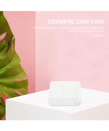 Heallily 4-Piece Colored Contact Lenses Case - Travel-Friendly Durable ABS Holder for Eye Care & Lens Storage - Buy Online on GoSupps.com