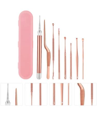 Healifty 8pcs Ear Wax Cleaner Set - Exquisite Rose Gold Ear Cleaning Tools - Buy Online on GoSupps.com