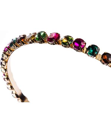 Crystal Rhinestone Headbands Sparkle Silver Diamond Headband Vintage Princess Party Headpiece for Birthday Wedding Bridal Tiara Daily Wear (crystalColorA3) - Buy Online on GoSupps.com