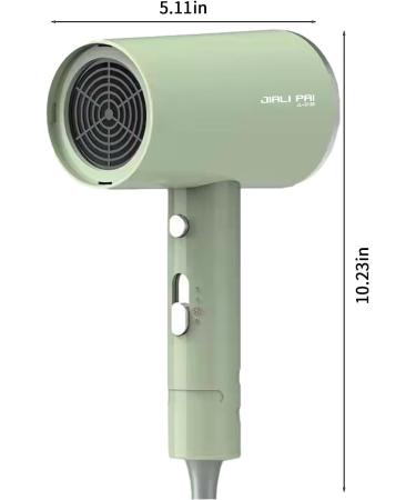 Negative Ionic Hair Dryer with Concentrator Expertise Portable Hair Dryers for Women Curly Hair Constant Temperature Hair Care (Green) - Buy Online on GoSupps.com
