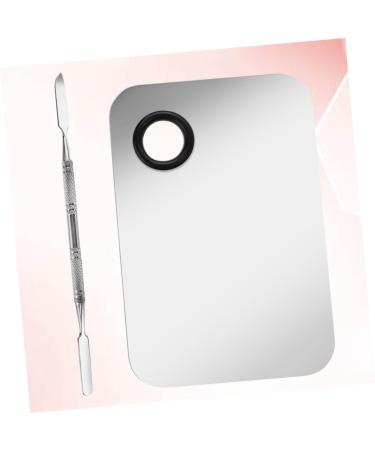 2 ensembles Palette de Maquillage Acier Inoxydable Professionnel Set avec B tons de M lange Surface Uniforme pour Nail Art et Fond de Teint Usage Salon et Domicile - Buy Online on GoSupps.com