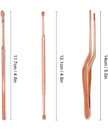 Ear Tweezers Ear Curette Non-slip for Travel Clean Ear Care Home - Buy Online on GoSupps.com