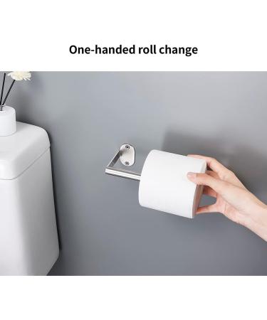 Vinobbi Modern Wall-Mounted Toilet Paper Holder - Stainless Steel 304 Satin Brushed Finish - Buy Online on GoSupps.com